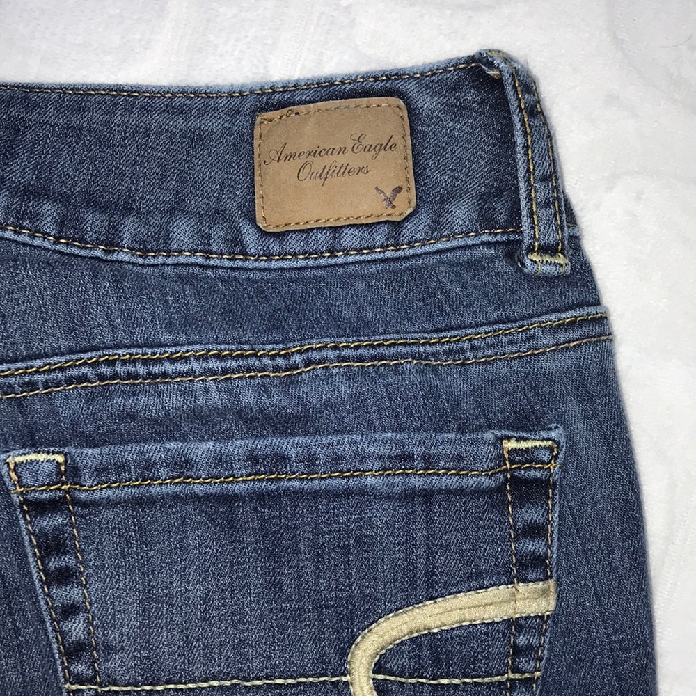 AMERICAN EAGLE Artist Super Stretch Jeans 2 Long - Picture 3 of 8